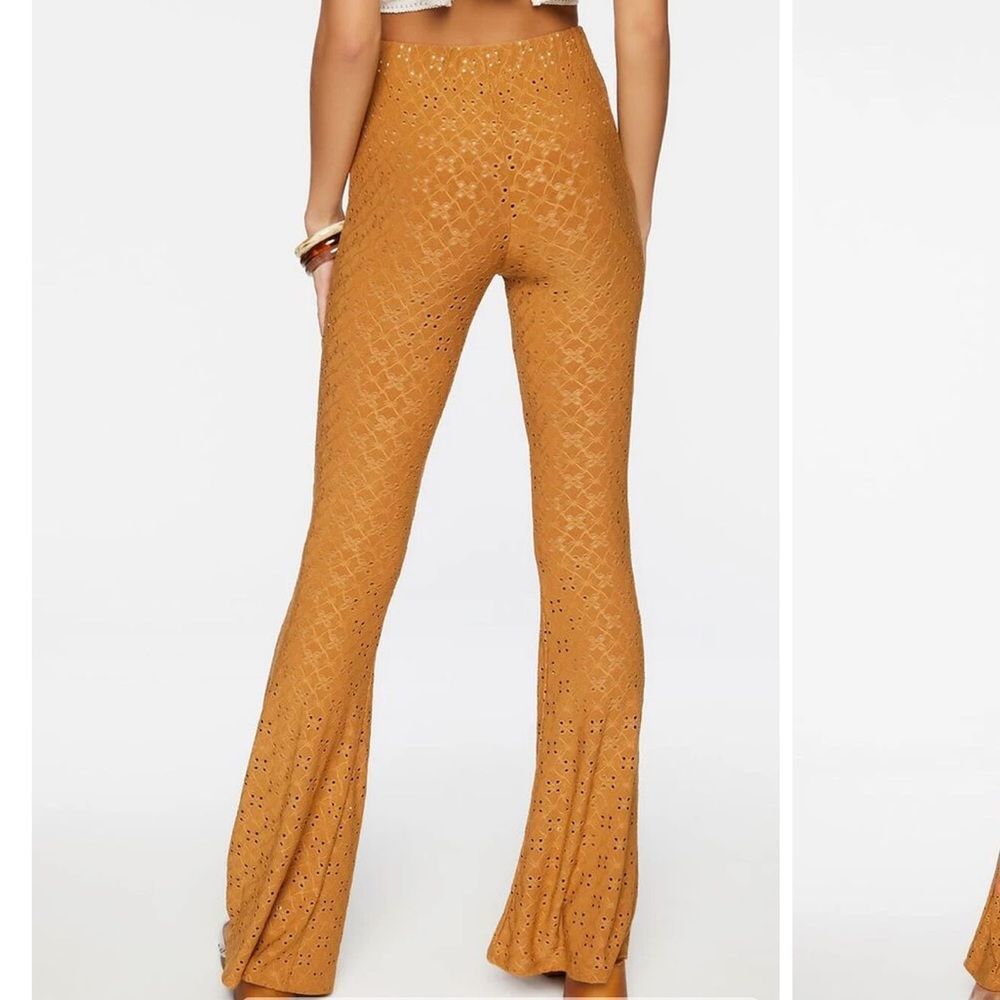NWT Pointelle Flare pants Sz XL - Picture 3 of 7